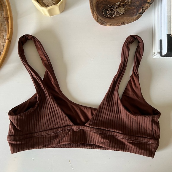Vitamin A Brown Eco Rib Bikini - Picture 4 of 6